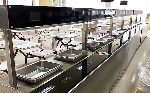 RFID智慧食堂自选餐厅赋值、选餐、结算三步走