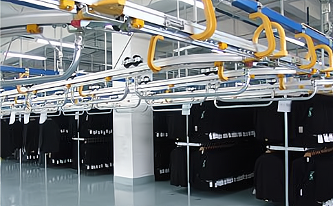 RFID超高频读写器应用服装吊挂分拣 RFID超高频读写器应用服装吊挂分拣