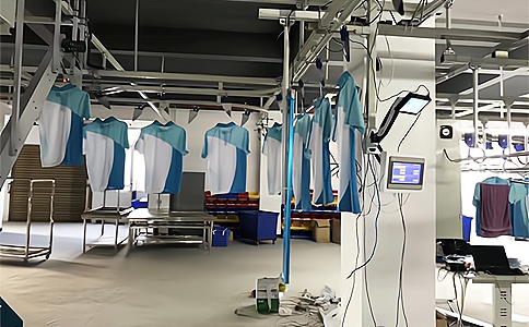 RFID超高频读写器应用服装吊挂分拣 RFID超高频读写器应用服装吊挂分拣